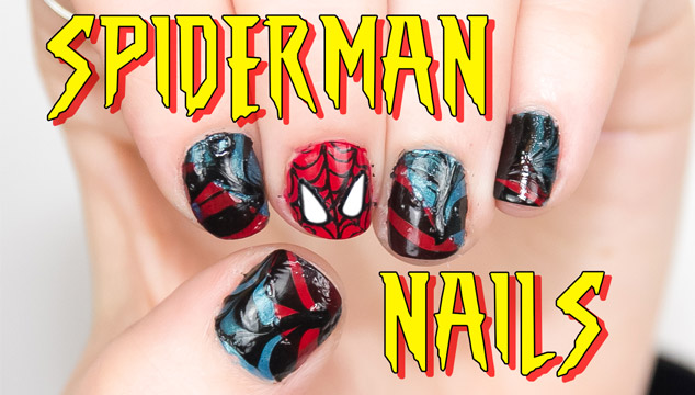 Spiderman Nails | Marvel nails, Superhero nails, Nails for kids