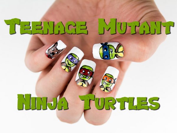 10. "Turtle-y Awesome Nail Art: TMNT Inspired Designs" - wide 6