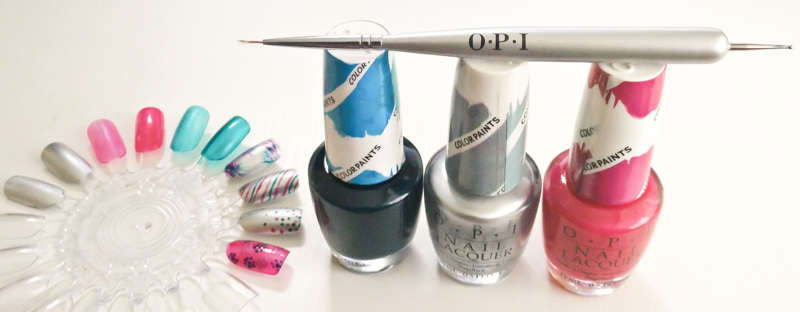 O.P.I color paints swatches