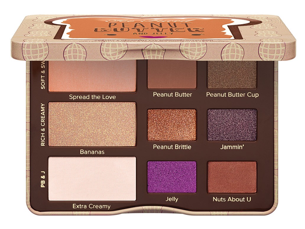 Too Faced Cosmetics Peanut Butter and Jelly Eye Shadow Collection