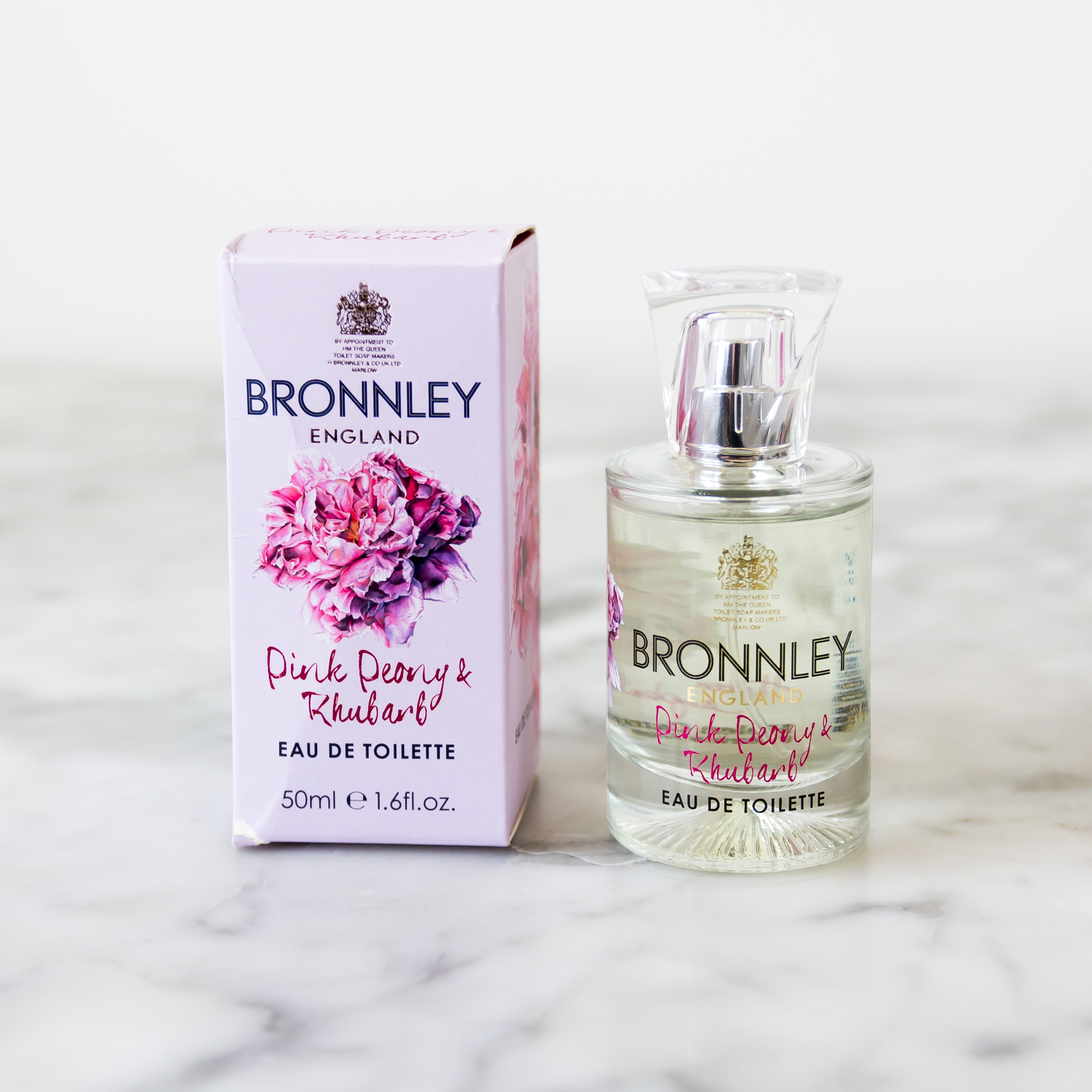 Bronnley England Pink Peony and Rhubarb Perfume