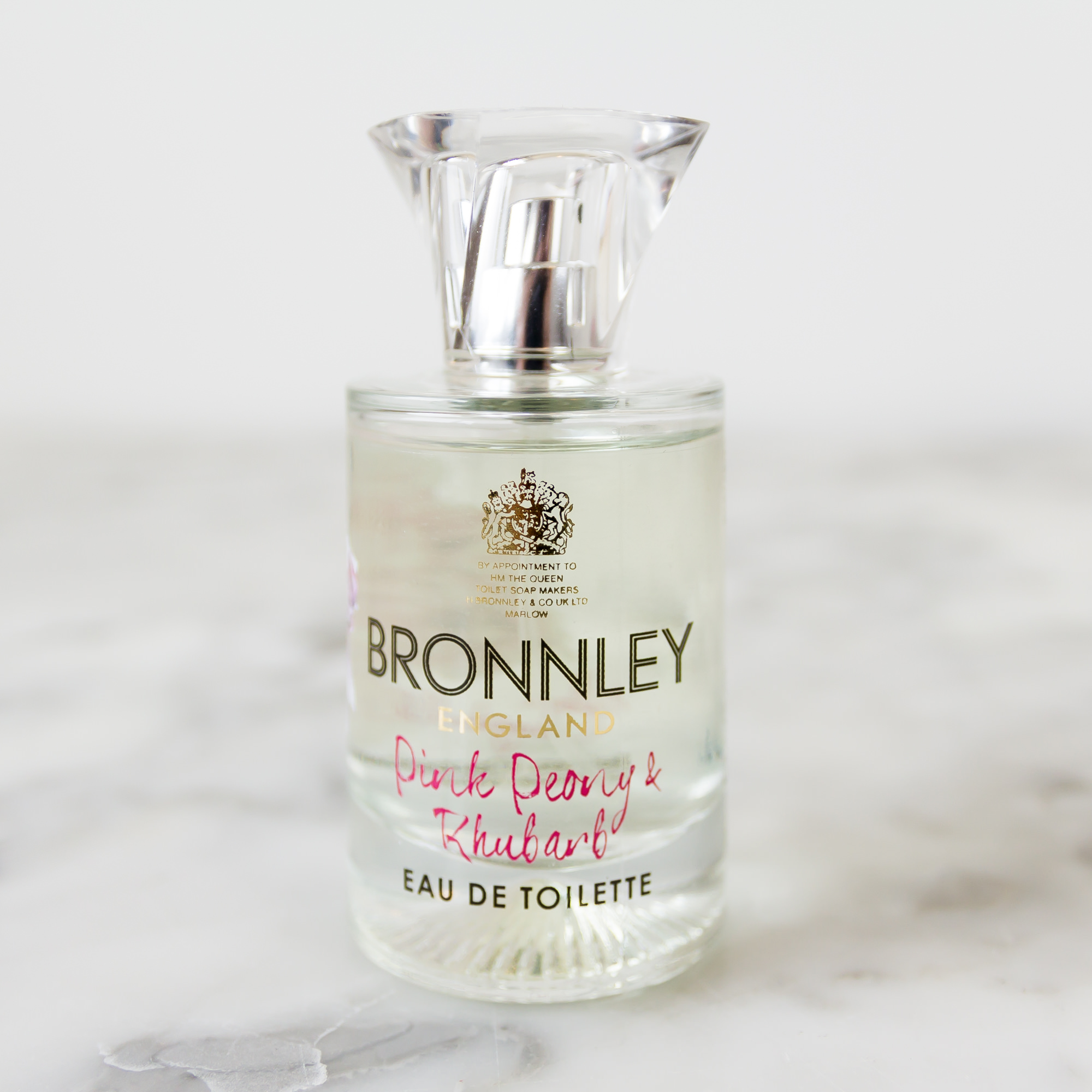 Bronnley England Pink Peony and Rhubarb Perfume