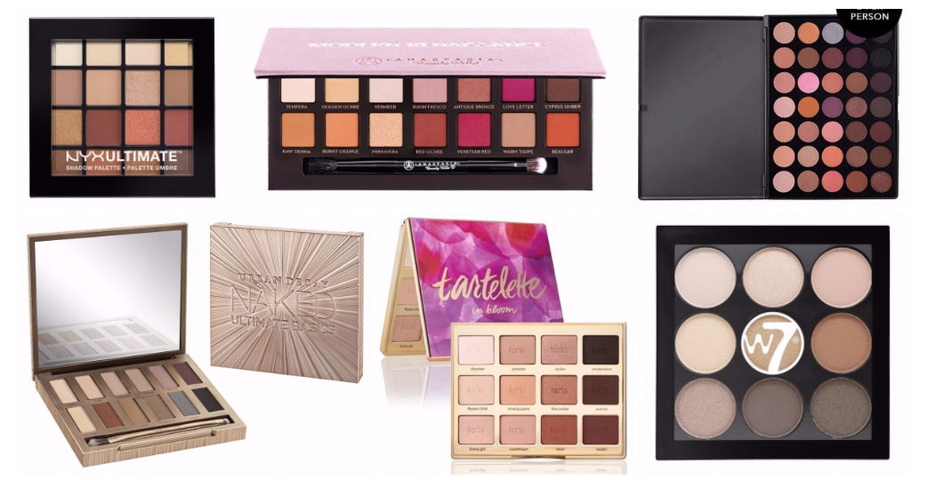 6 Warm Toned Eyeshadow Palettes for Winter