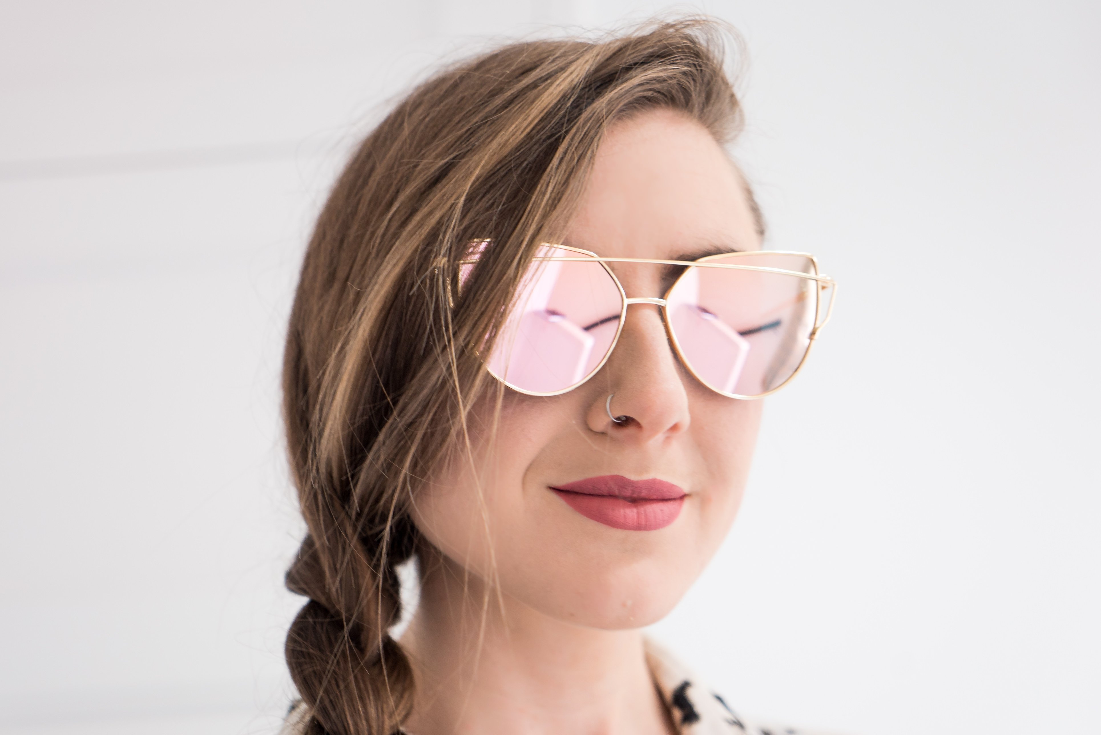 Fashion Pink Mirror Sunglasses Women Brand Designer Big Frame Retro Square  Sun Glasses Cute Female Reflective Eyewear UV400 - AliExpress